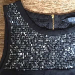 Banana Republic sequin sleeveless top